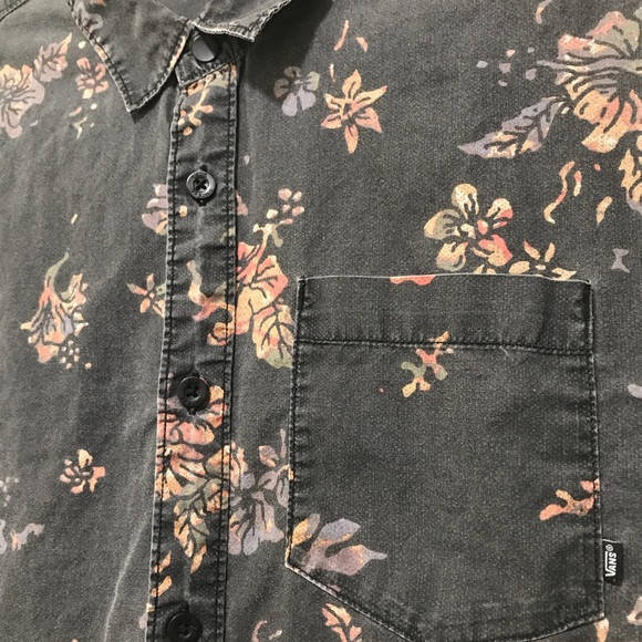 Vans Floral Button Up Shirt - Picture 3 of 3